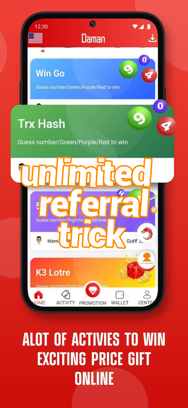 unlimited referral trick Screenshots